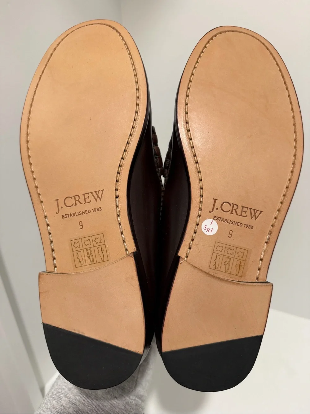 NEW J. Crew Camden Loafers with leather insoles Whiskey BJ009 size 9 $258
